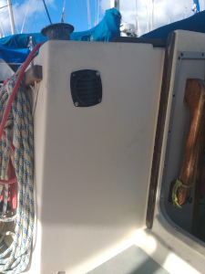 Ouies d'aération de descente