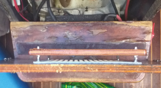 Aeration moteur de dessus