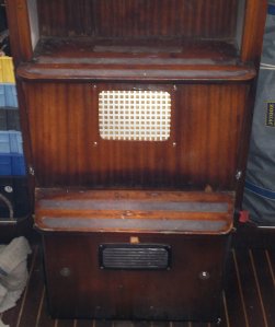 Aeration moteur de face