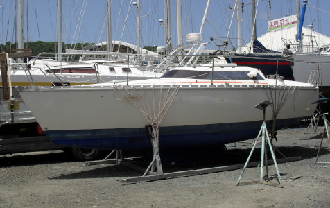 Le Fantasia de profil au chantier