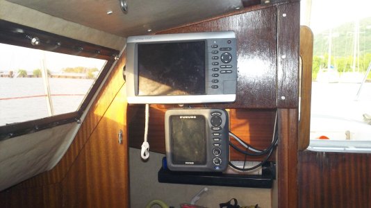 Le support à instruments replié de face