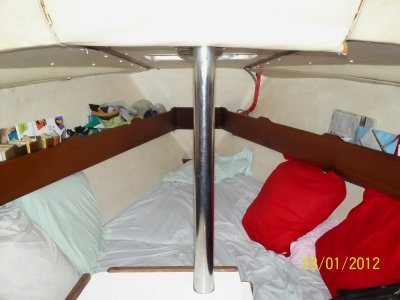 Couchette Avant vue de Arrière