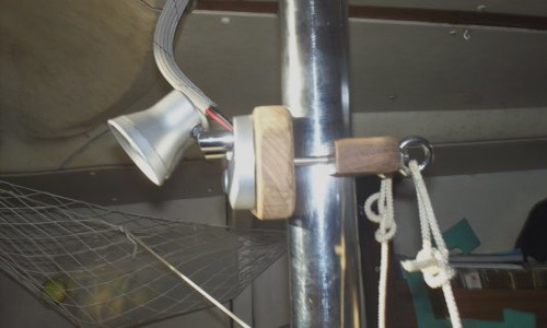 Spots d'épontille de profil