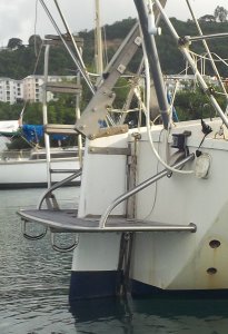 Douchette vue de profil