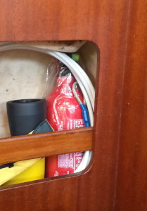 L'extincteur de rechange de table à carte