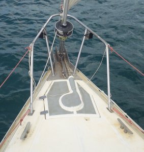 Le capot de baille à mouillage à poste