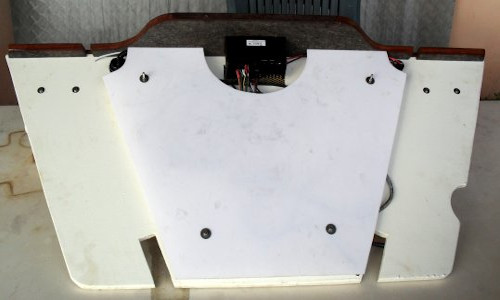 La tablette multimédia vue de dessous