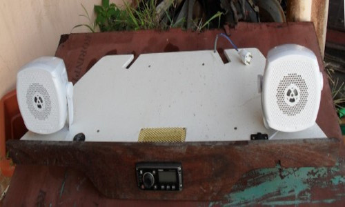 La tablette vue de face