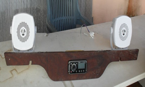 La tablette multimédia vue de face