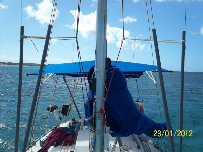 Taud de cockpit Vue Avant